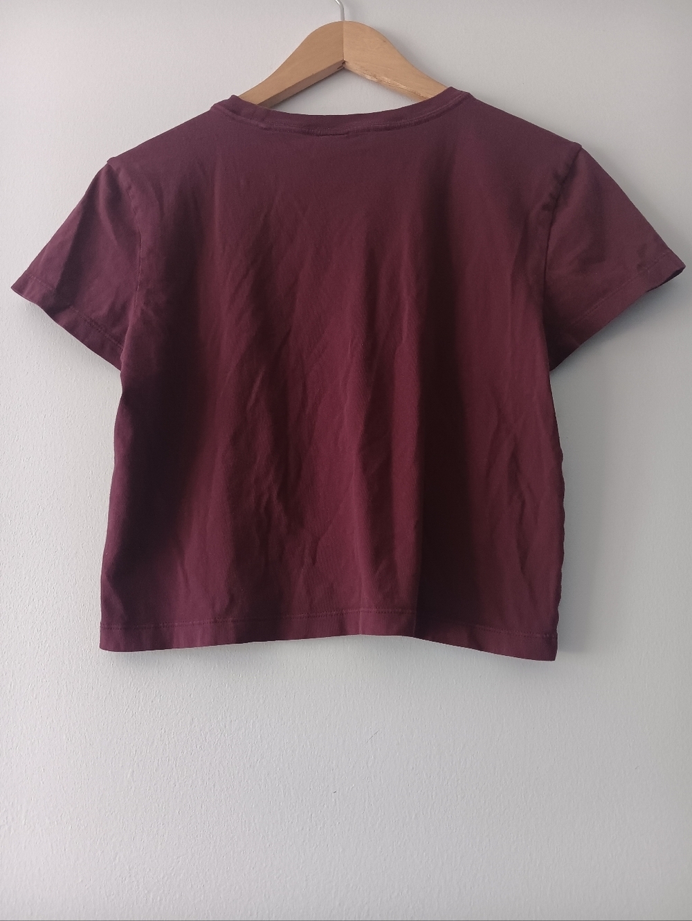 Victoria’s Secret PINK Purple Rose Cropped Tee Dog Logo Graphic Cotton Shirt S - Picture 3 of 6